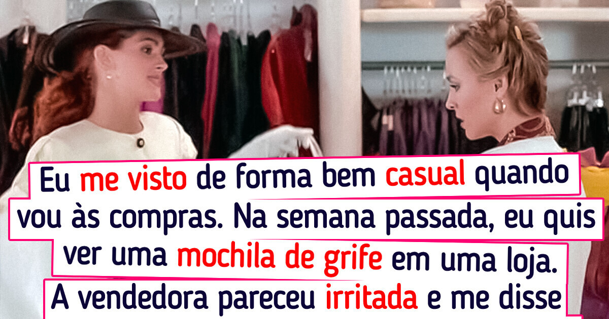 Uma vendedora de loja foi grosseira comigo, então fiz com que ela não recebesse sua comissão