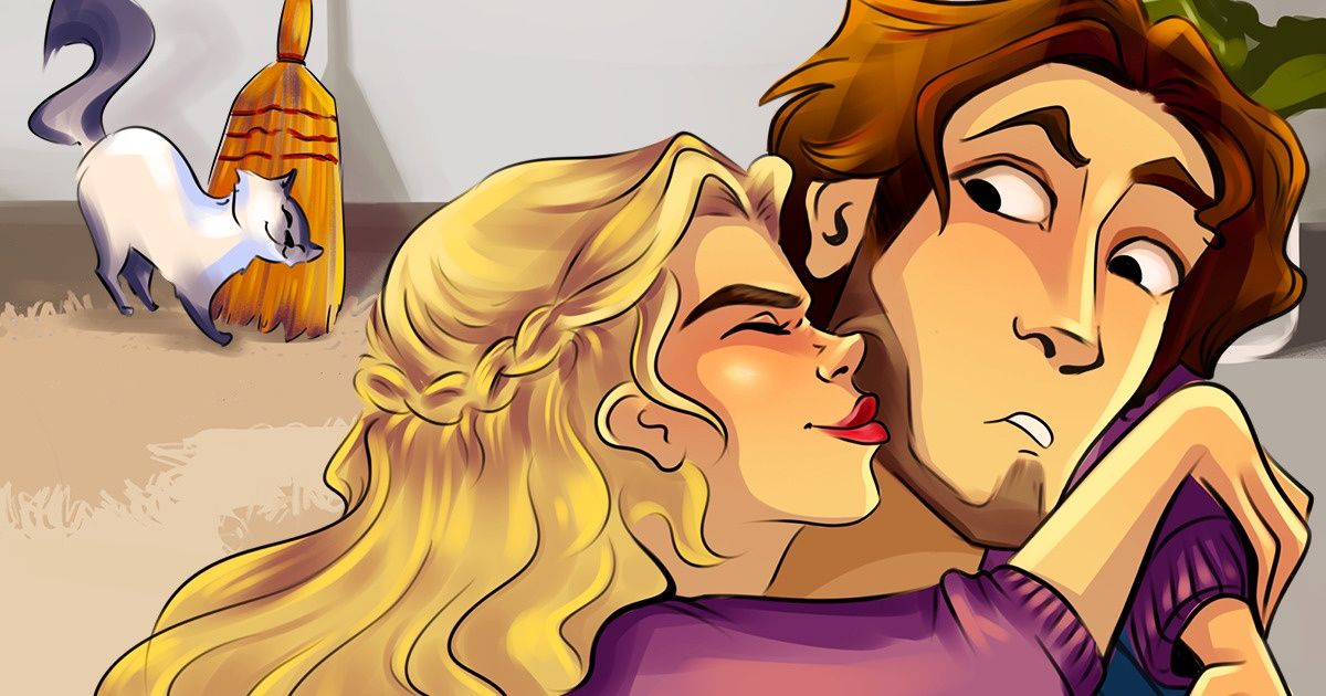 13 Quadrinhos divertidos que mostram para serve um namorado