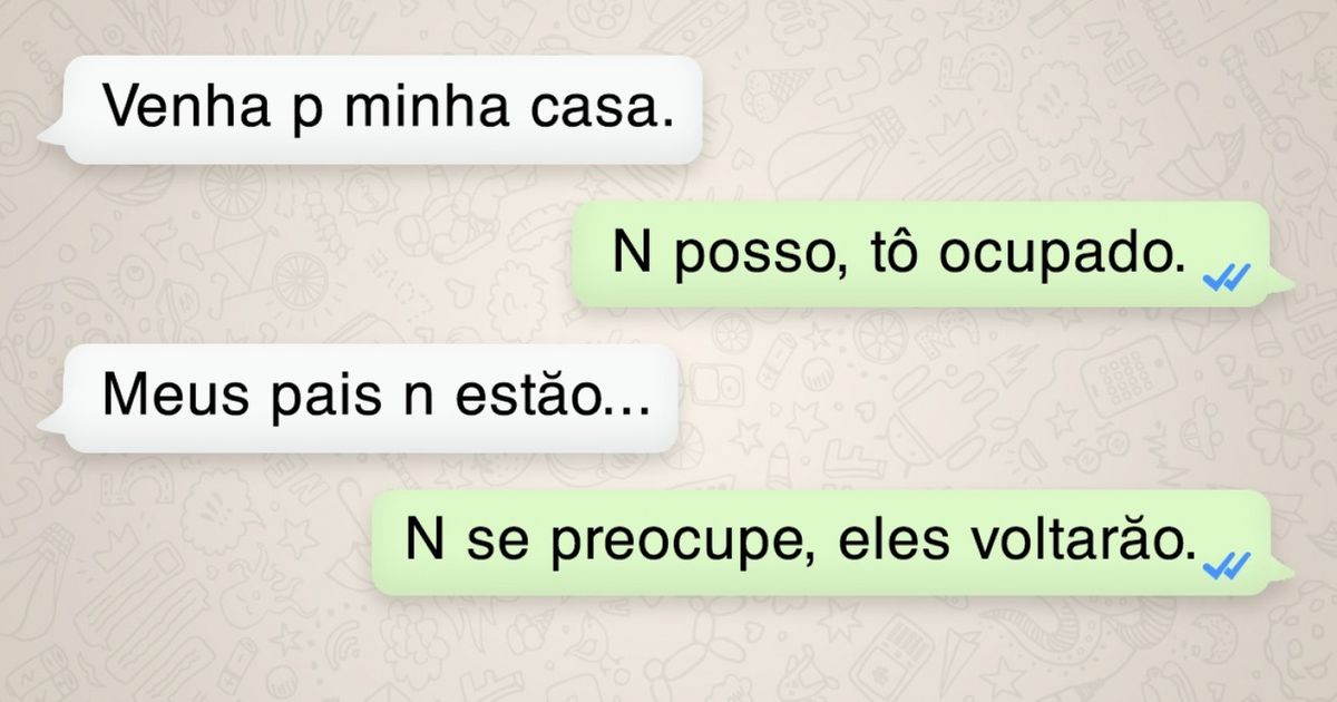 23 mensagens de quem não tem vontade de paquerar
