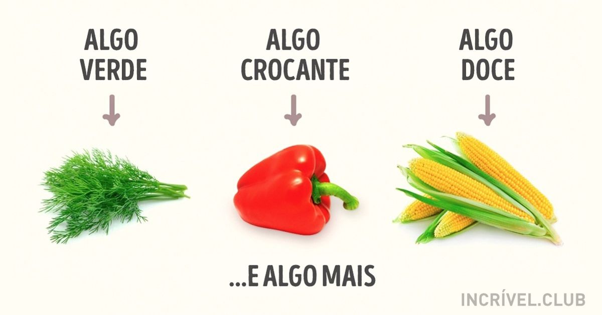 O segredo de uma salada perfeita