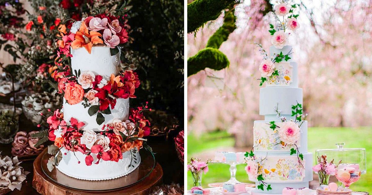 30 Bolos floridos que parecem perfeitos demais para ser verdade 30 Bolos floridos que parecem perfeitos demais para ser verdade