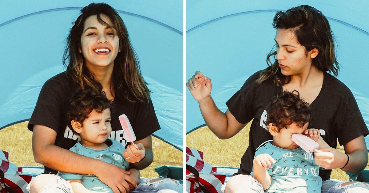 16 Fotos sobre a alegria de passar o verão ao lado do filho