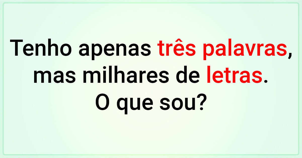 13 Enigmas que podem elevar seu QI ao próximo nível
