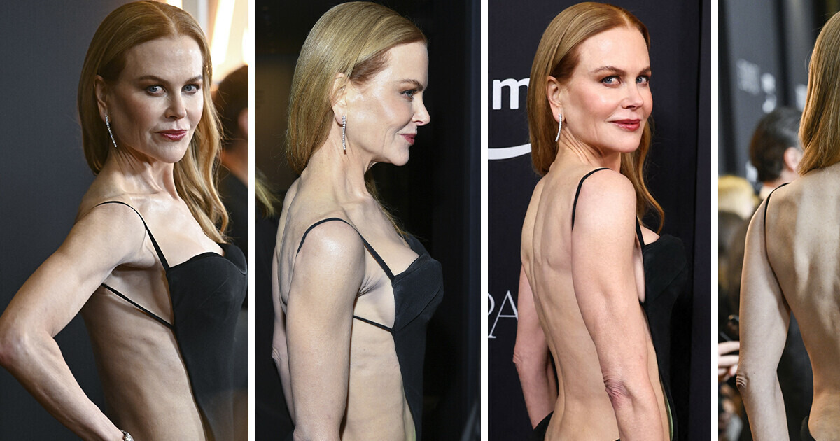 O vestido revelador de Nicole Kidman provoca uma discussão acalorada