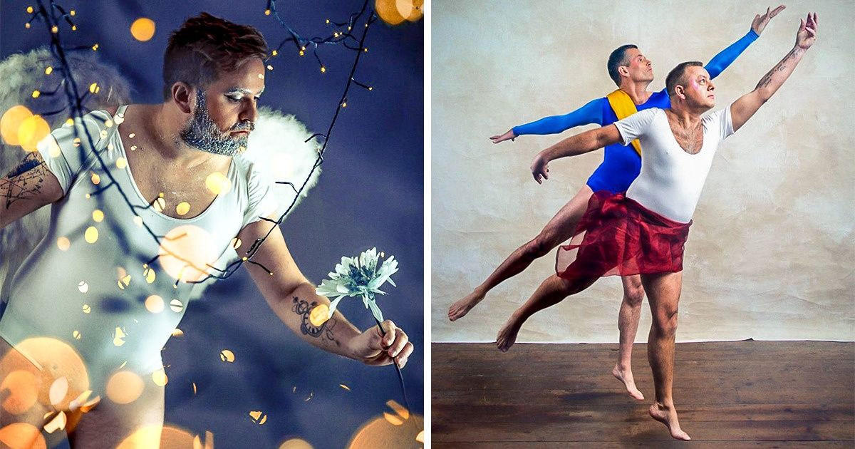 Projeto cria calendário de pais bailarinos para financiar pesquisa do câncer Projeto cria calendário de pais bailarinos para financiar pesquisa do câncer