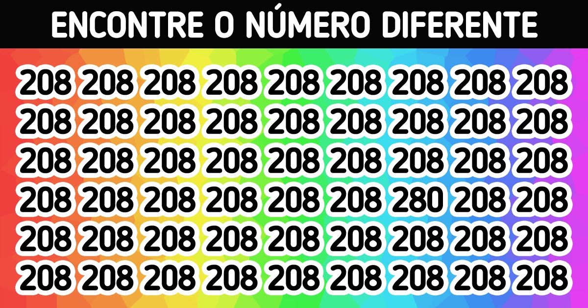 10 Desafios visuais para testar sua atenção e estimular o cérebro 10 Desafios visuais para testar sua atenção e estimular o cérebro