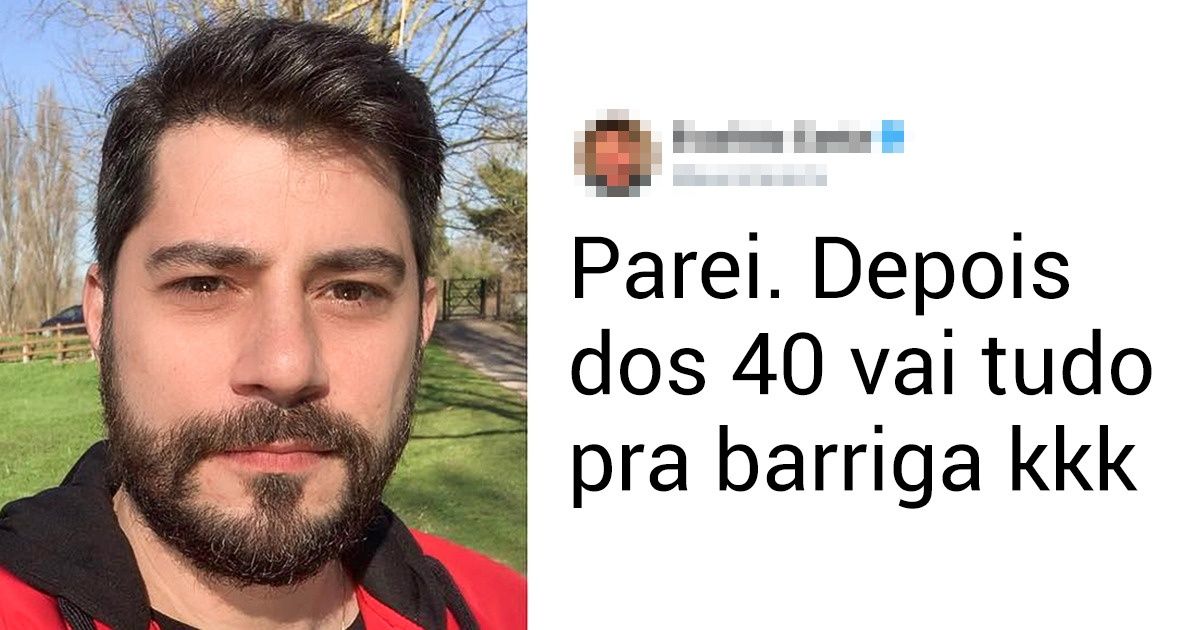 20+ Tuítes de famosos e anônimos com muito bom humor sobre como é a vida depois dos 40