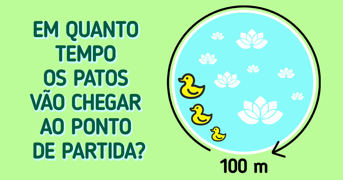 Desafio de raciocínio: decifre o intrigante enigma dos patos no lago Desafio de raciocínio: decifre o intrigante enigma dos patos no lago