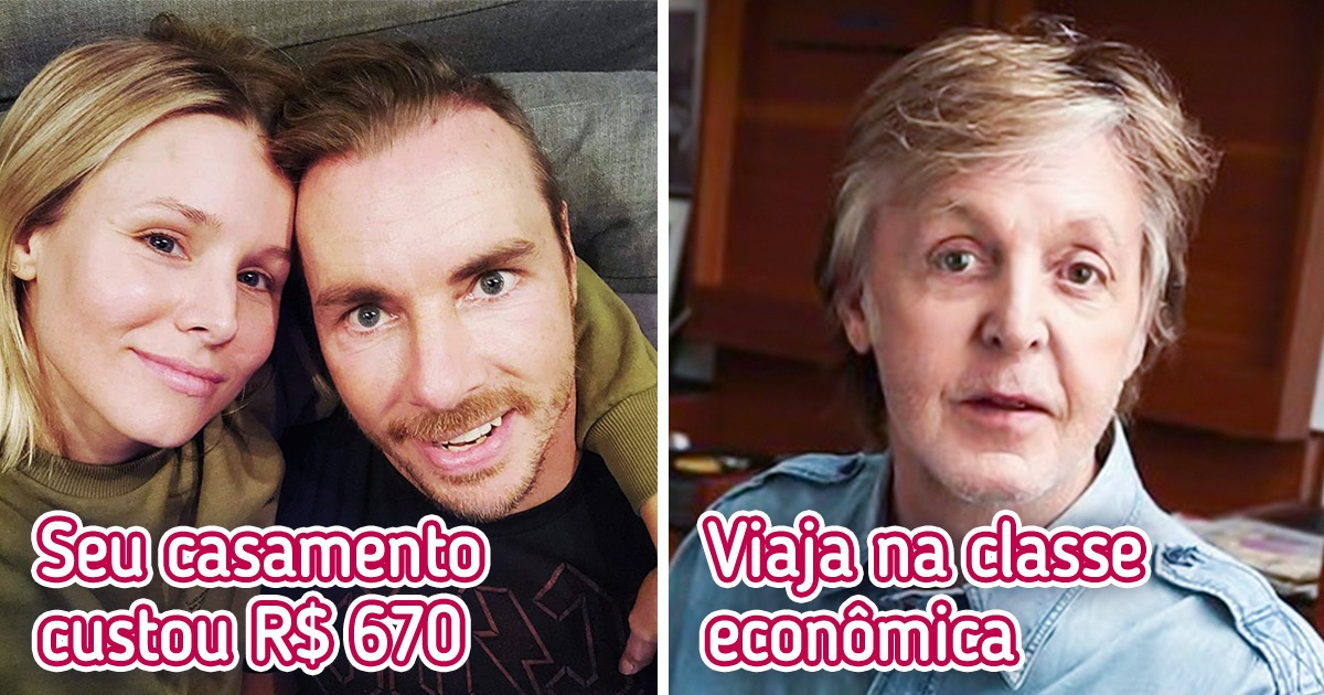 8 Famosos que, apesar das contas bancárias milionárias, levam uma vida comum