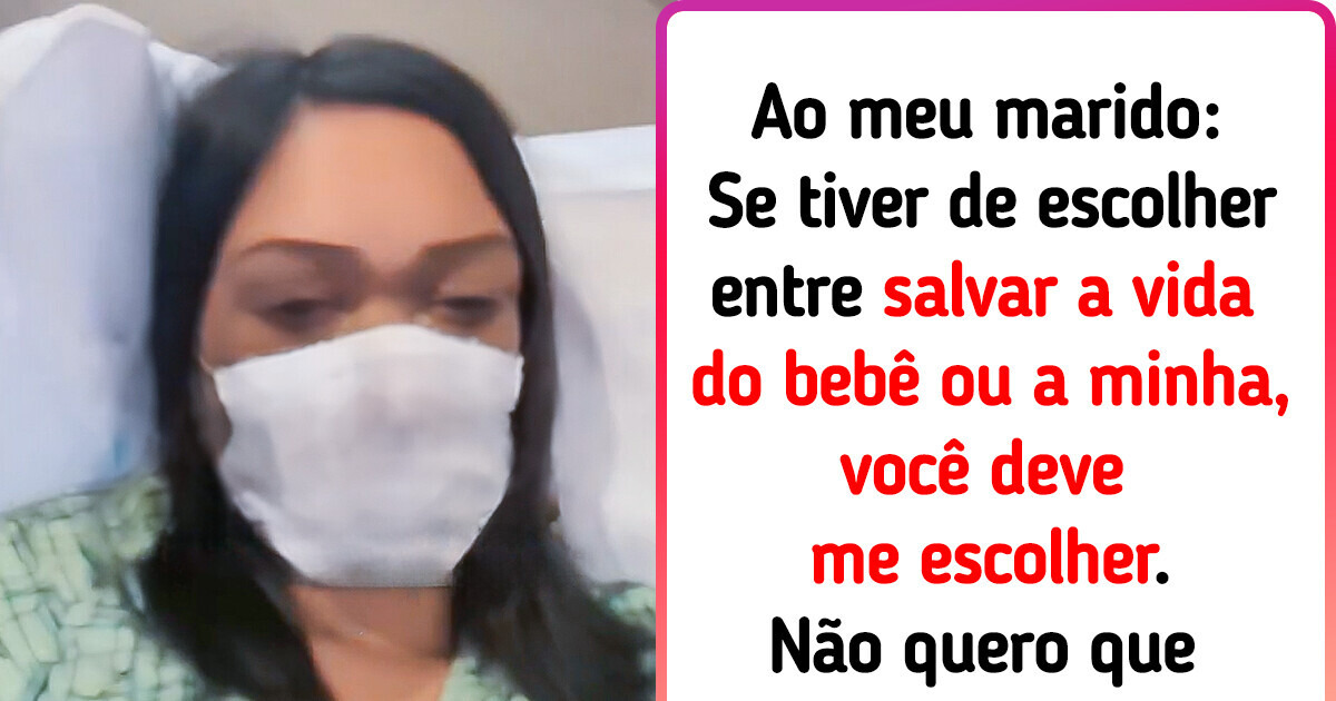 Mulher pede ao marido para salvá-la em vez de seu bebê e acende o debate do século Mulher pede ao marido para salvá-la em vez de seu bebê e acende o debate do século