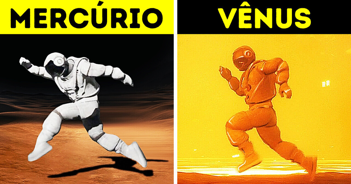 Com que velocidade você conseguiria correr nos outros planetas