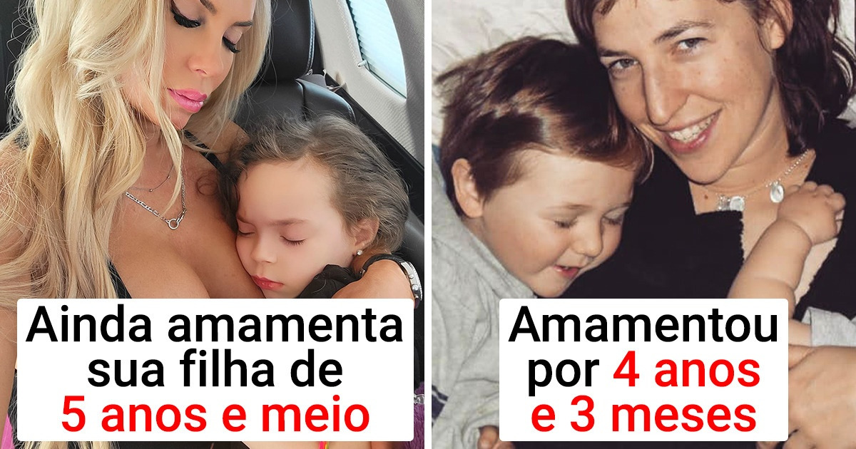 8 Mães famosas que escolheram o aleitamento prolongado