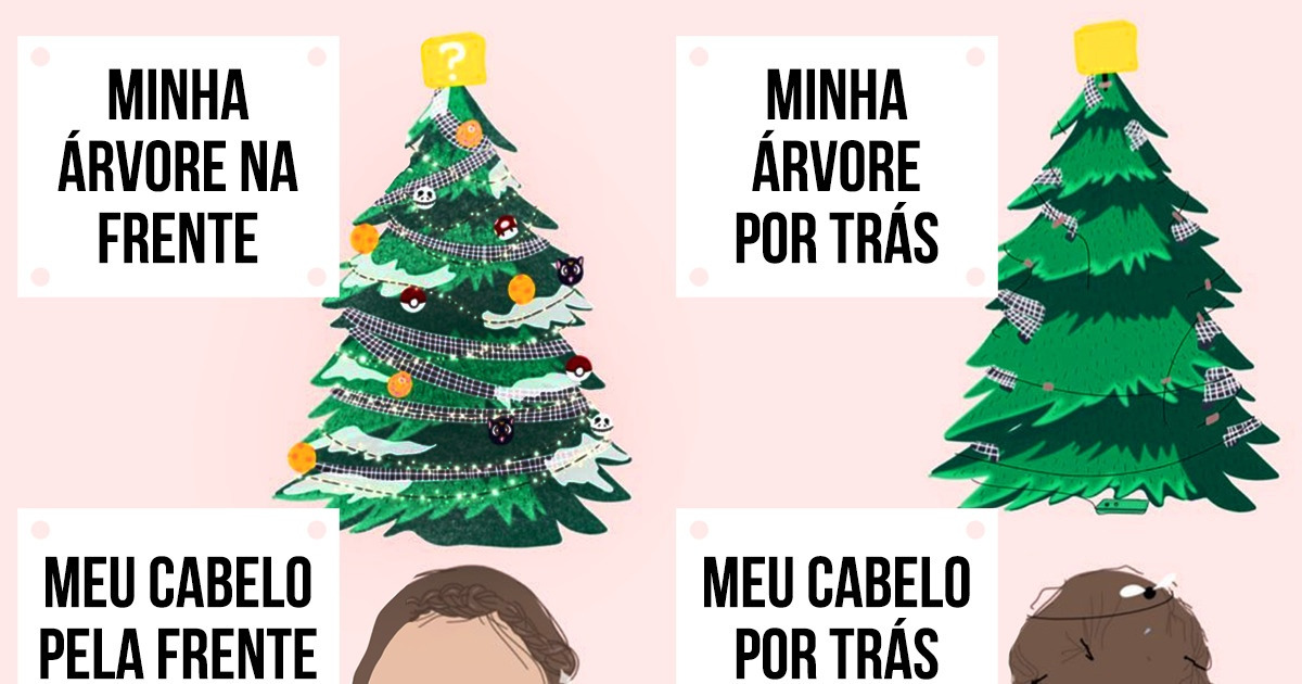 24 Comics mostrando que, às vezes, ficar com “cabelo maluco” é algo habitual para as mulheres