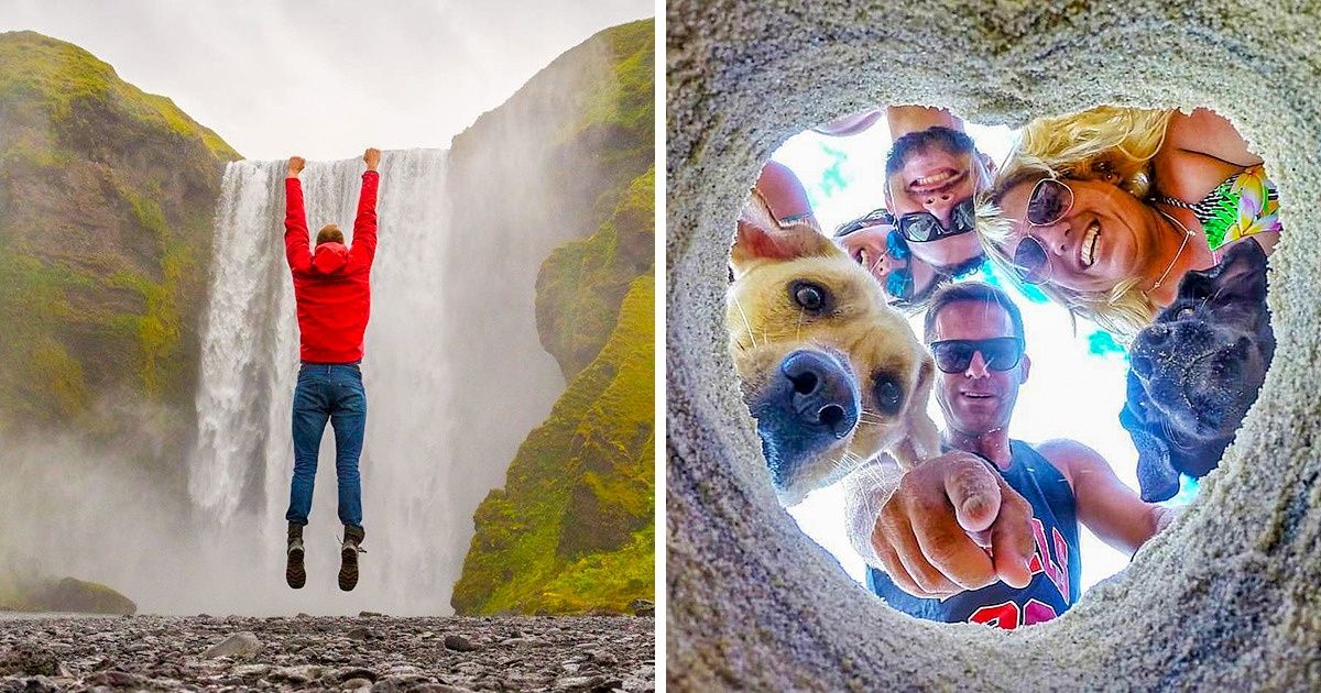 20 Pessoas que sabem muito bem como tirar uma foto única