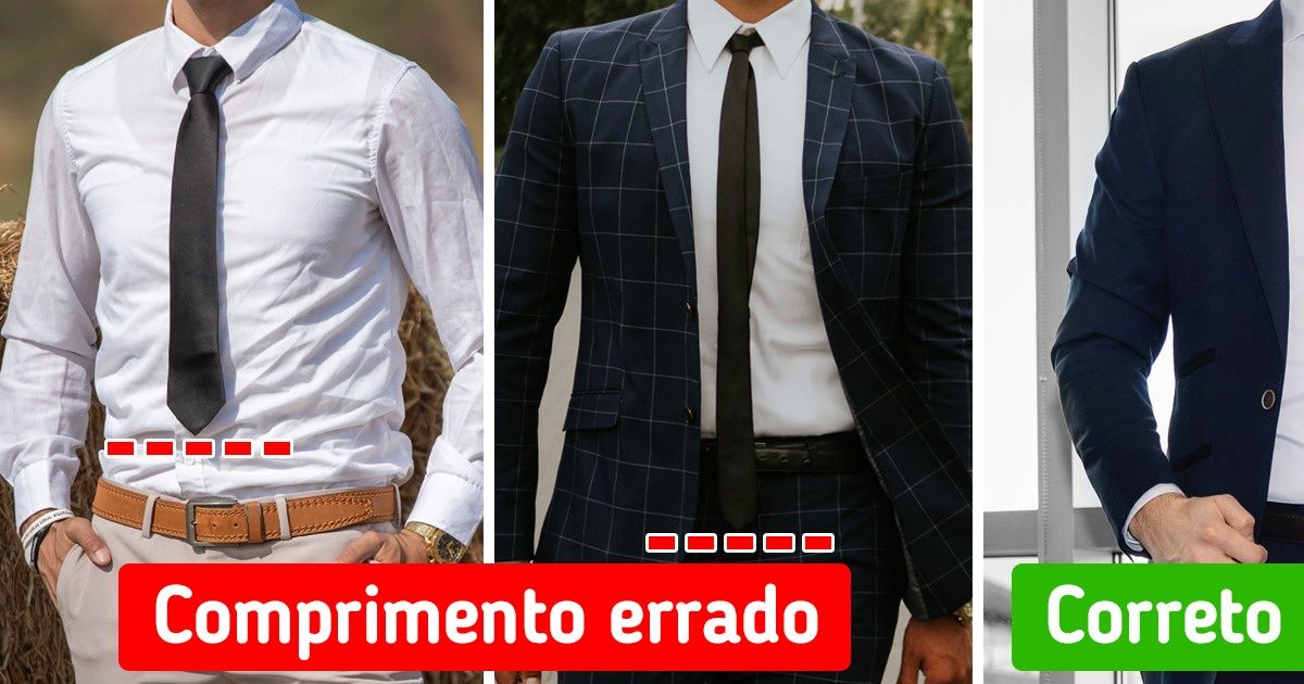 12 Erros de estilo que os homens podem evitar para ganhar um visual mais refinado