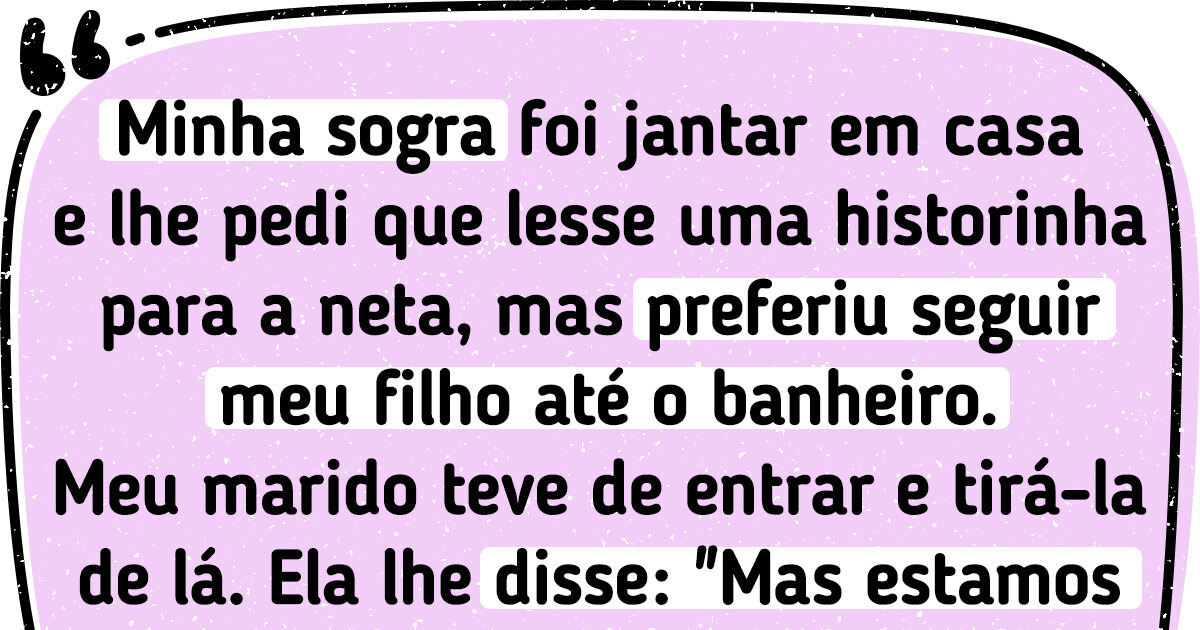Minha sogra é obcecada pelo meu filho, desde antes de ele nascer, e até ignora minha outra filha Minha sogra é obcecada pelo meu filho, desde antes de ele nascer, e até ignora minha outra filha