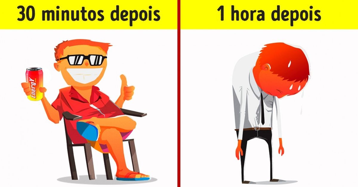 O que acontece com o nosso corpo ao consumir energético O que acontece com o nosso corpo ao consumir energético