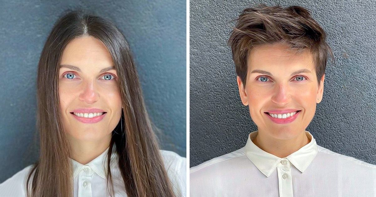 Através de 19 fotos, cabeleireira mostra o poder de um simples corte de cabelo Através de 19 fotos, cabeleireira mostra o poder de um simples corte de cabelo