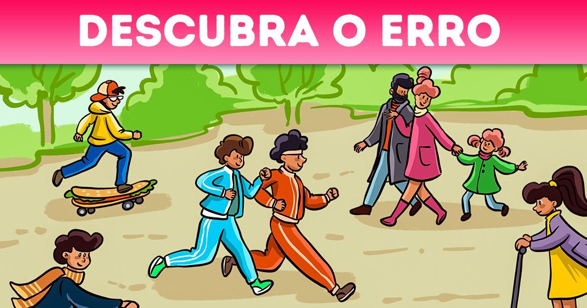 Teste: Demonstre sua rapidez encontrando as incongruências nas imagens