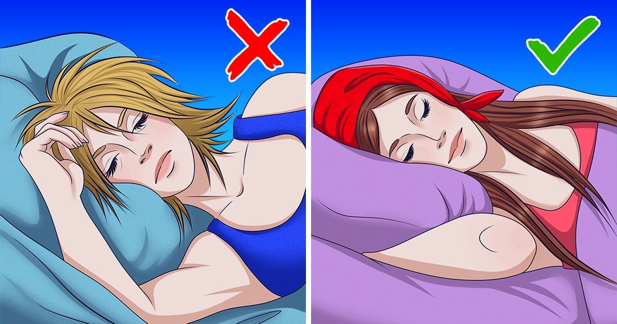 Por que você não deve dormir com o cabelo solto Por que você não deve dormir com o cabelo solto