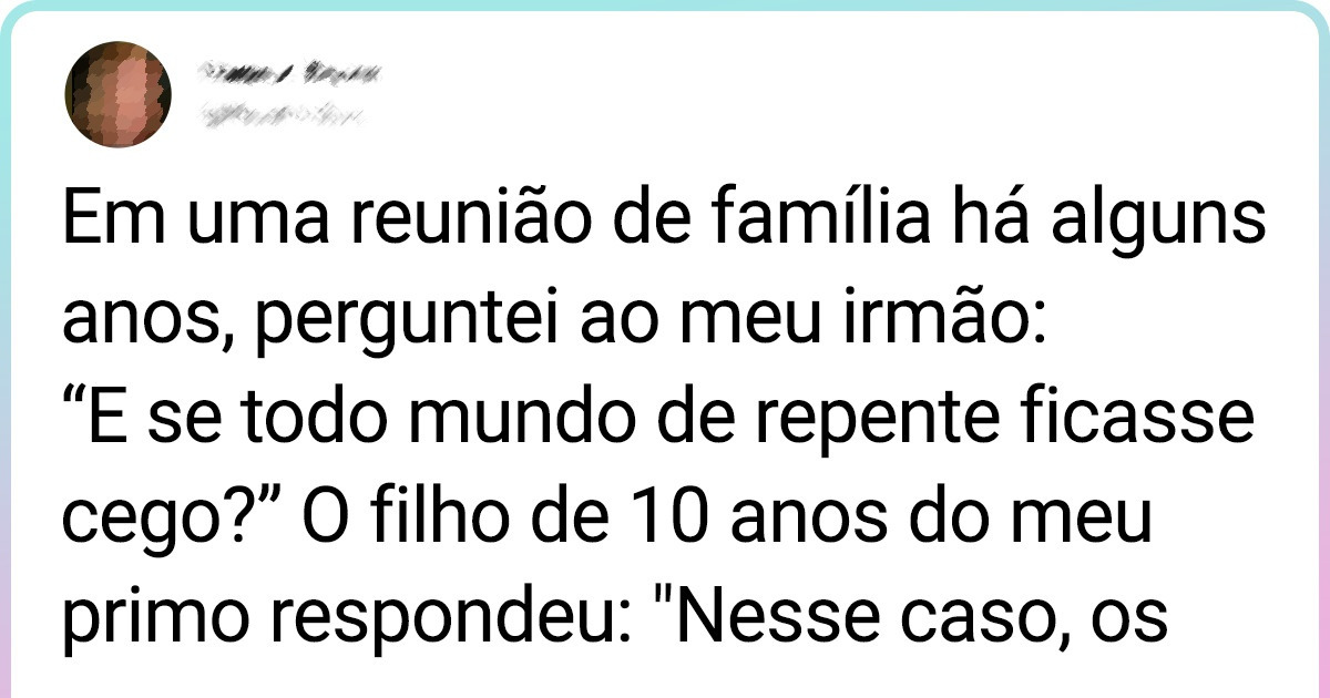 20 Crianças que mostraram toda a sua inteligência através de respostas ácidas