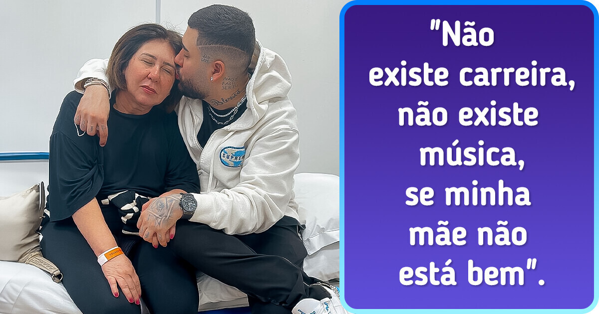 Cantor famoso anuncia pausa na carreira para cuidar de sua mãe doente Cantor famoso anuncia pausa na carreira para cuidar de sua mãe doente