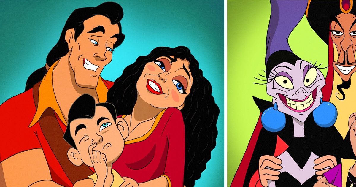 O Incrível imaginou como seriam casais formados por 20 vilões da Disney malvadamente apaixonados