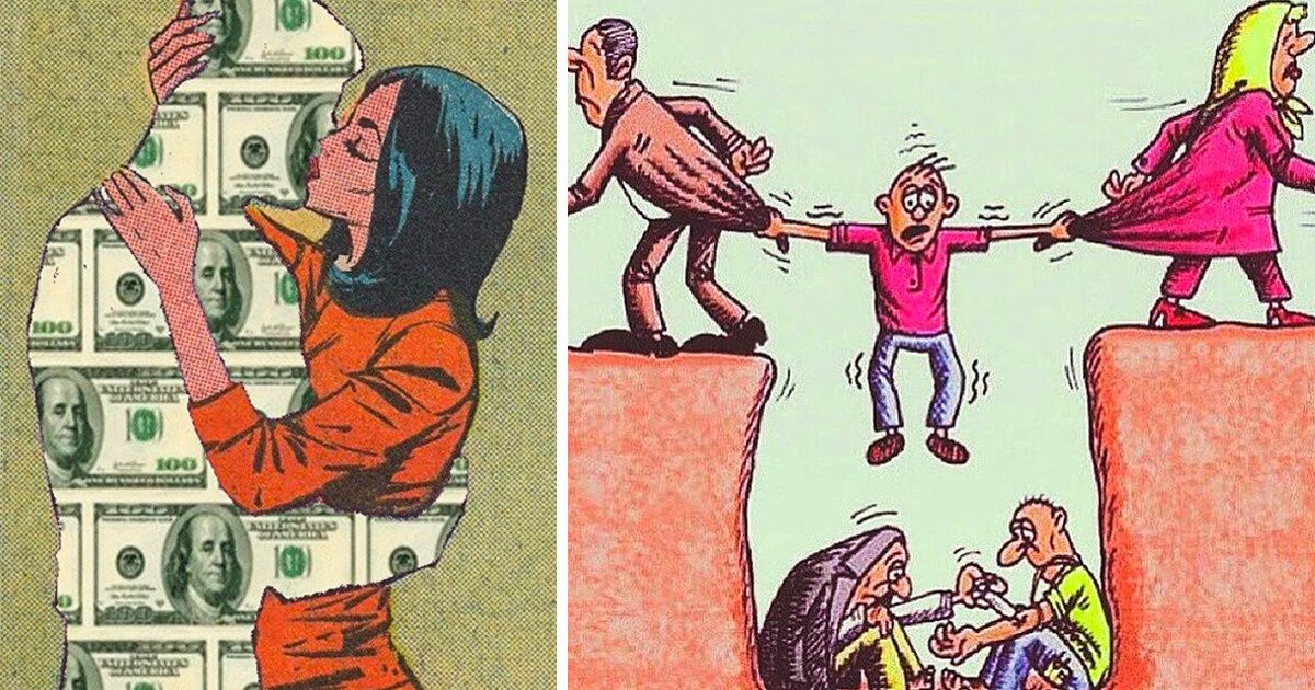 20 Ilustrações que revelam a dura realidade do mundo de hoje 20 Ilustrações que revelam a dura realidade do mundo de hoje