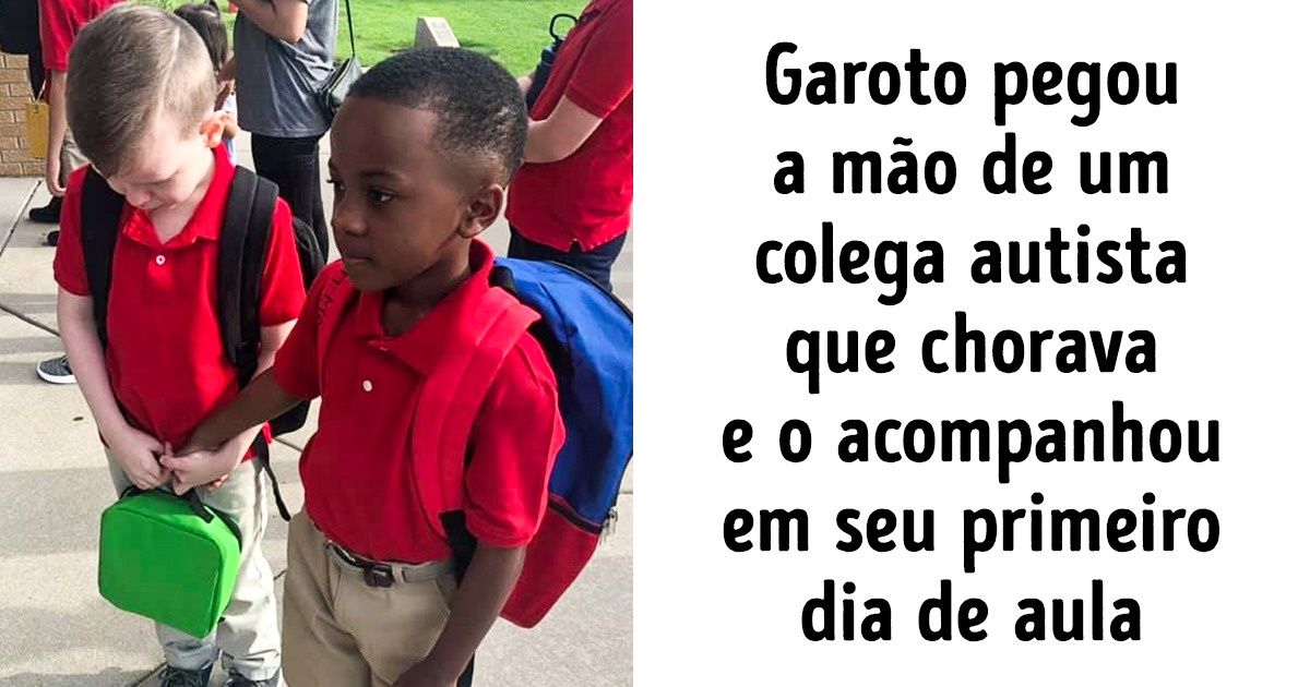 10 Casos de crianças que se transformaram em heróis ao ajudar os outros 10 Casos de crianças que se transformaram em heróis ao ajudar os outros