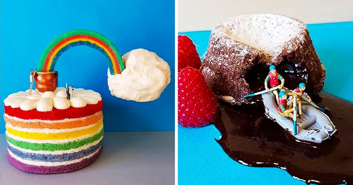 O incrível mundo de doces de um chef confeiteiro italiano