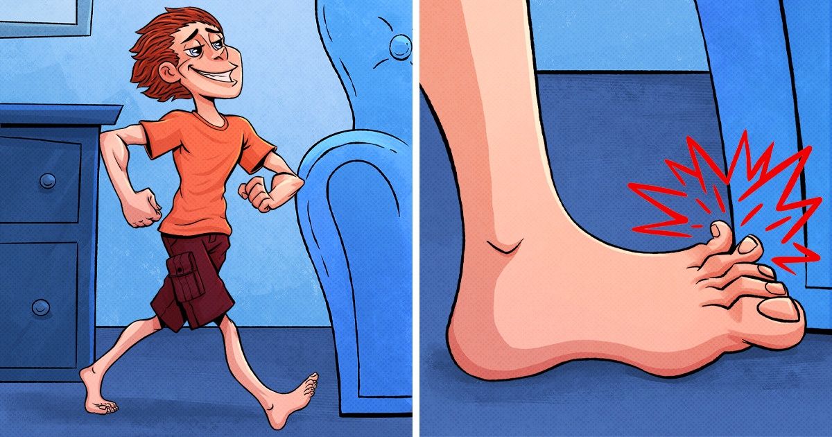 Por que bater o dedo mindinho do pé dói tanto