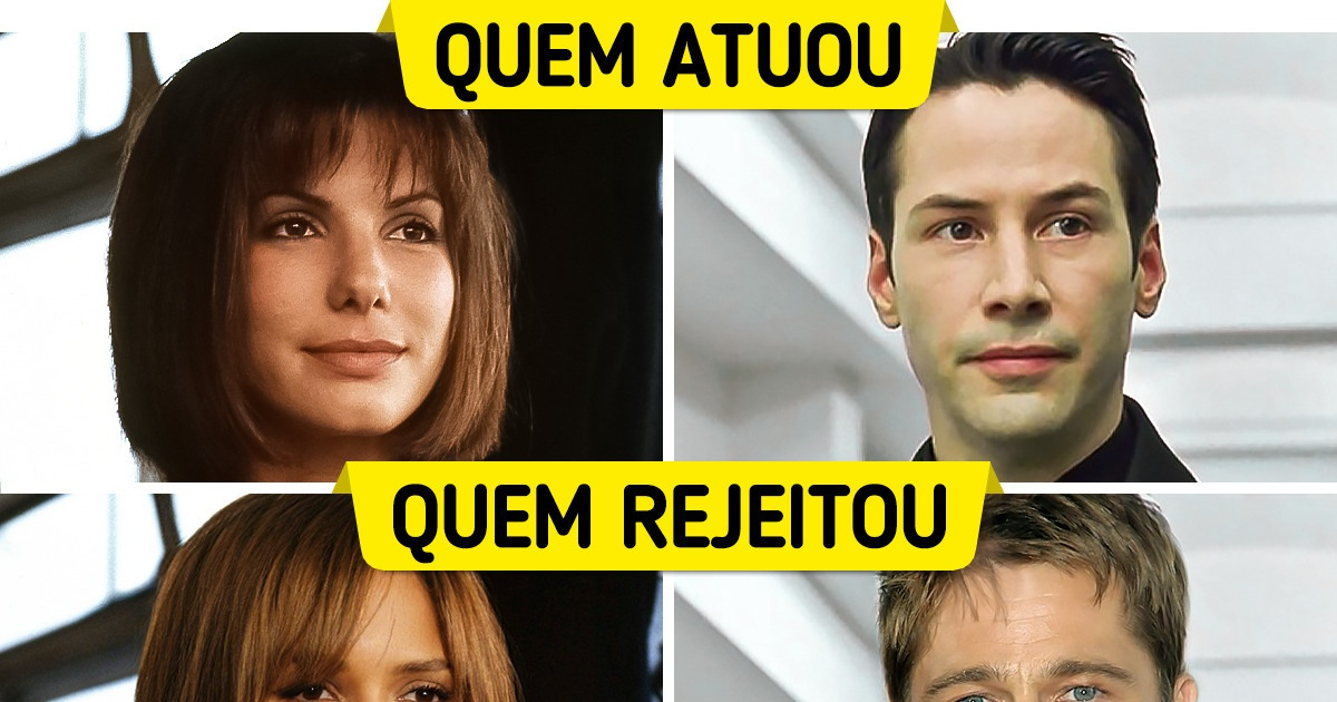 10 Papéis em filmes de sucesso que foram rejeitados por grandes estrelas 10 Papéis em filmes de sucesso que foram rejeitados por grandes estrelas