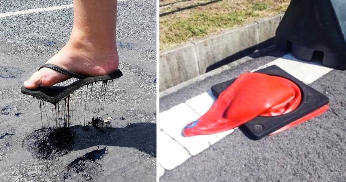 Momentos em que as pessoas sofreram com uma onda de calor