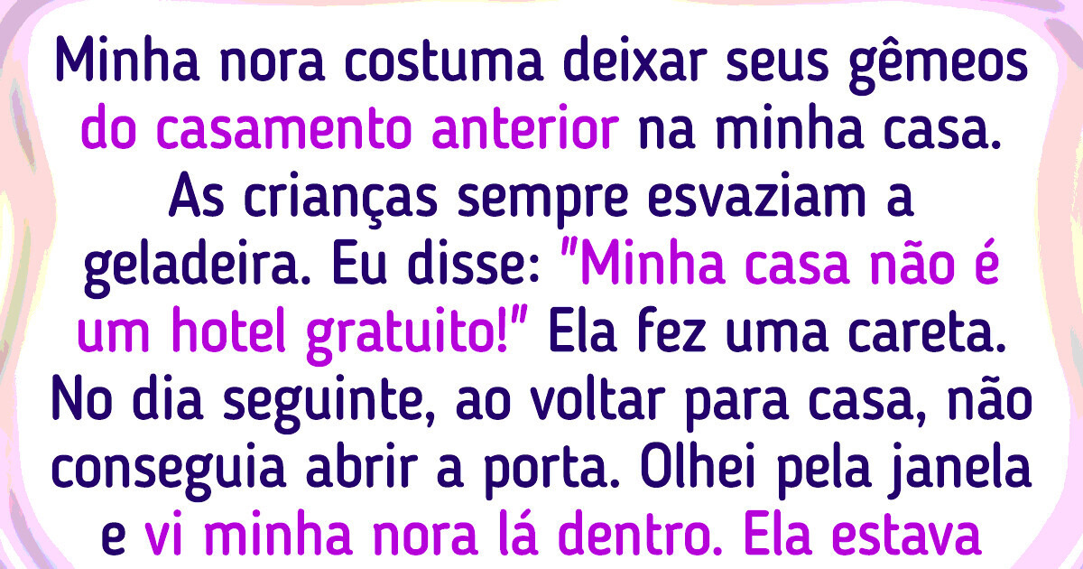 “Eu me recuso a alimentar os filhos da minha nora de graça”: a polêmica que está dividindo uma família “Eu me recuso a alimentar os filhos da minha nora de graça”: a polêmica que está dividindo uma família