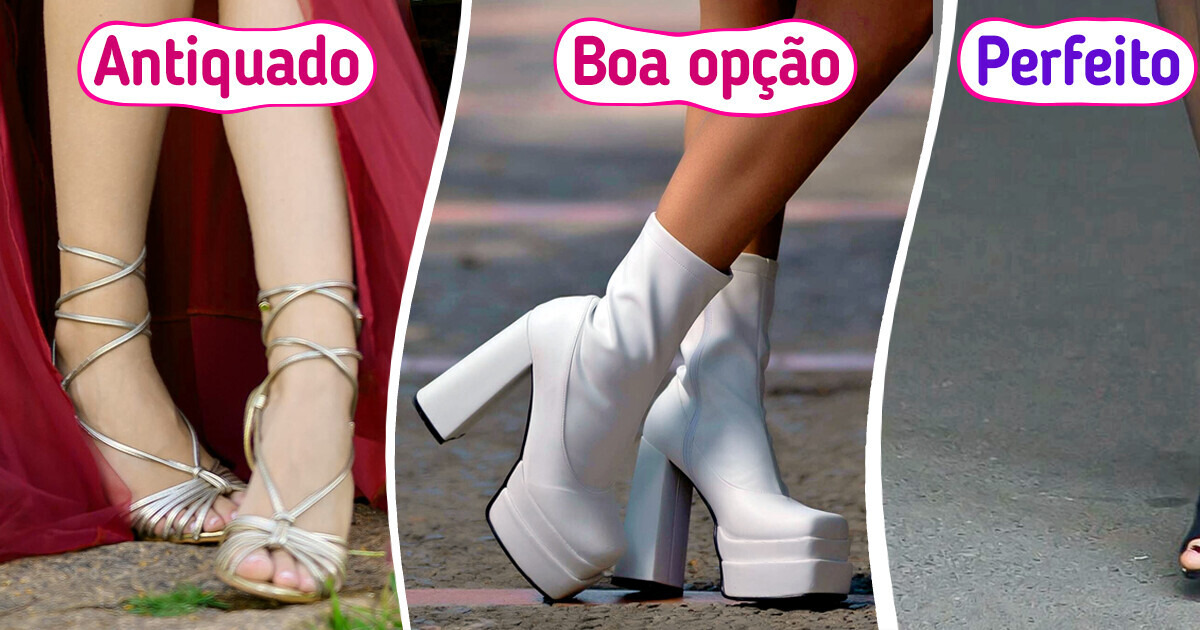 12 Modelos de calçados que voltaram a ser tendência e estão bombando 12 Modelos de calçados que voltaram a ser tendência e estão bombando