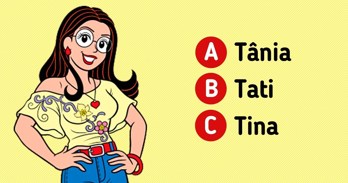 Teste: Prove que você é um verdadeiro fã da “Turma da Mônica” adivinhando os nomes destes personagens Teste: Prove que você é um verdadeiro fã da “Turma da Mônica” adivinhando os nomes destes personagens