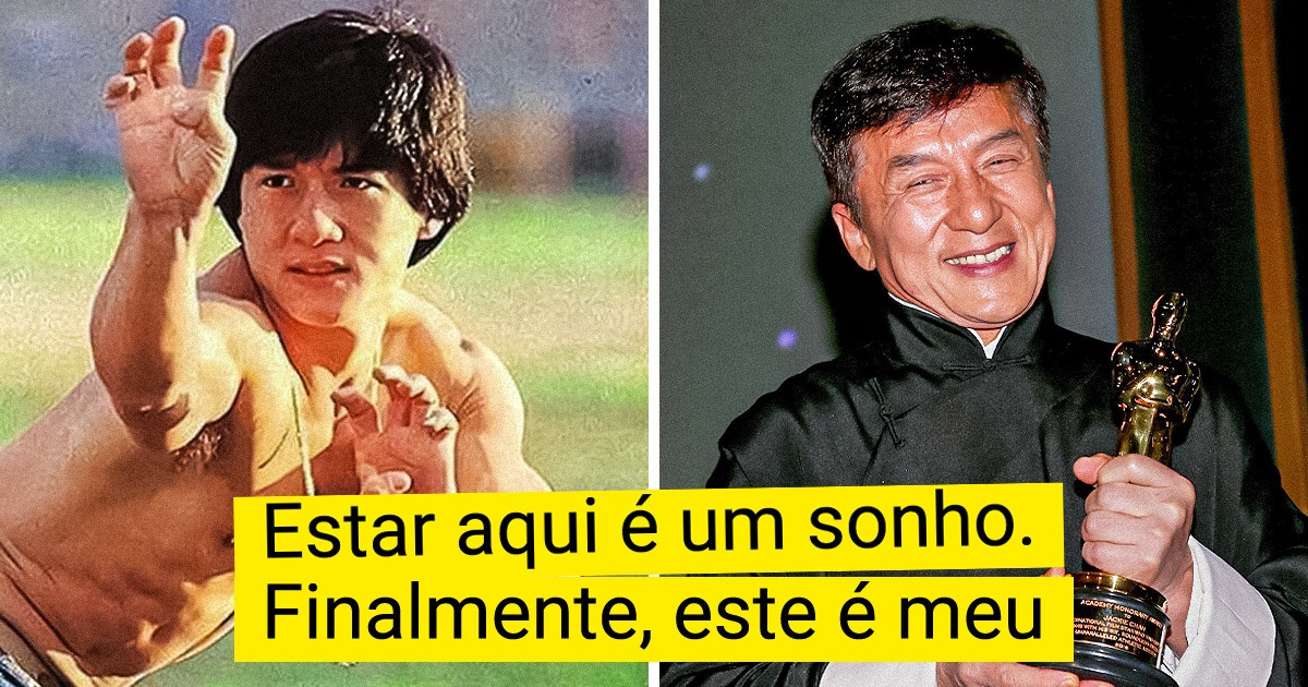 Da pobreza a uma lenda do cinema, a jornada de Jackie Chan prova que nada pode deter nossos sonhos