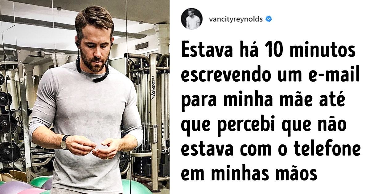 Provas de que Ryan Reinolds adora tirar sarro de seus entes queridos Provas de que Ryan Reinolds adora tirar sarro de seus entes queridos