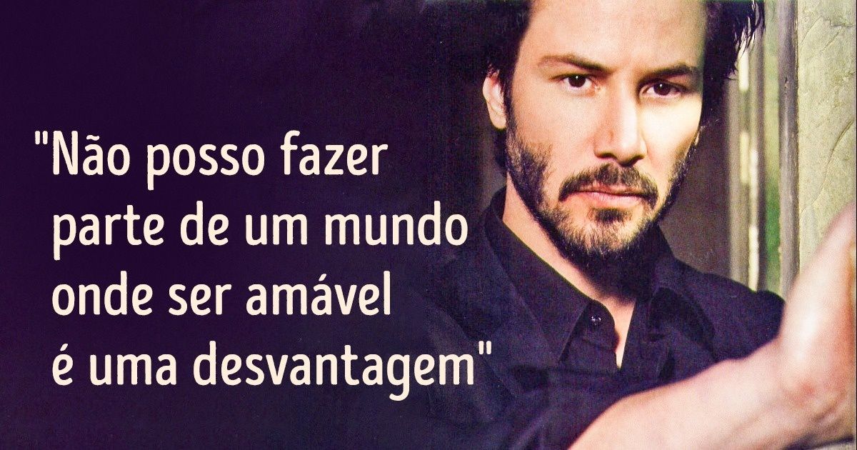 A impactante mensagem de Keanu Reeves que rodou o mundo