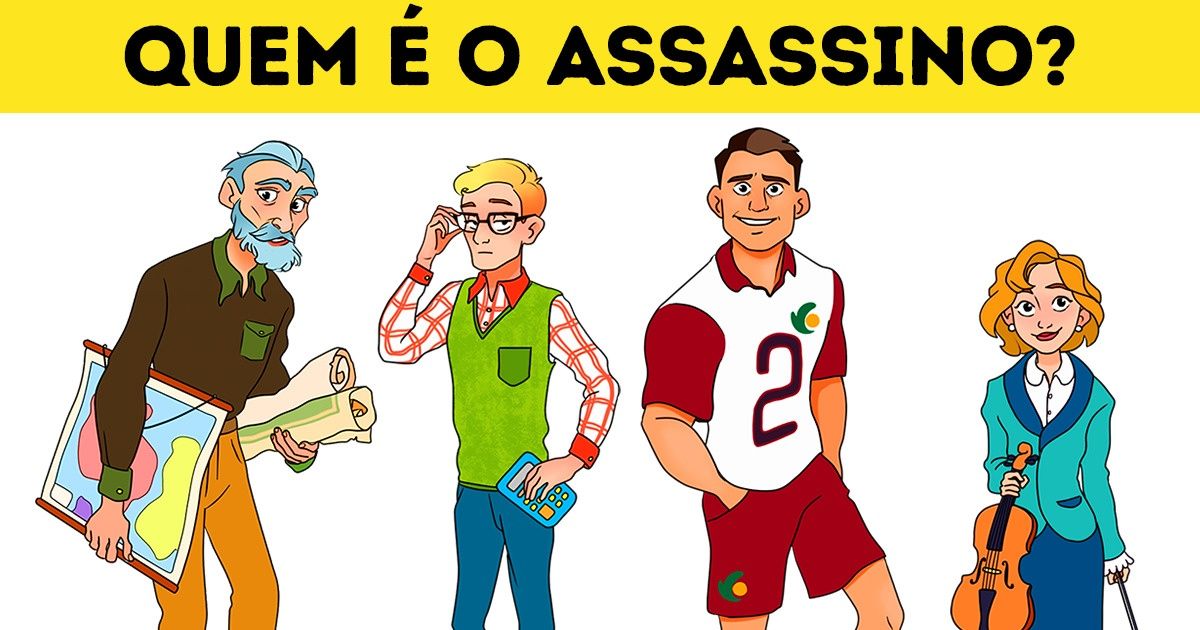 Solucione 5 casos complicados para levar suas habilidades mentais a outro nível Solucione 5 casos complicados para levar suas habilidades mentais a outro nível