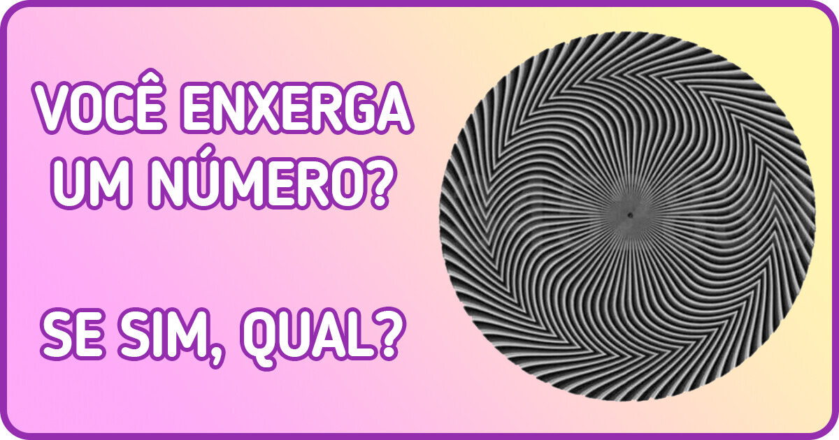 Esse desafio de ilusão de ótica causou alvoroço na internet — você consegue ver os números? Esse desafio de ilusão de ótica causou alvoroço na internet — você consegue ver os números?