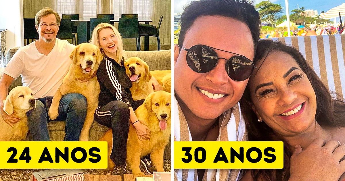 20+ Casais de famosos que não dão a mínima para a diferença de idade e seguem se amando 20+ Casais de famosos que não dão a mínima para a diferença de idade e seguem se amando