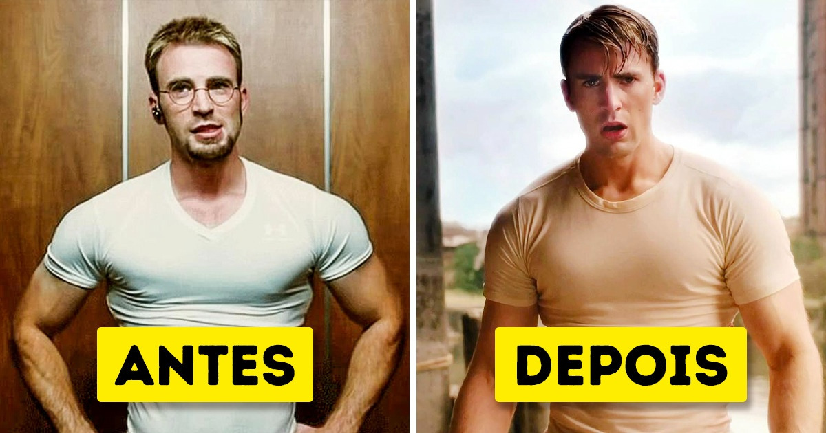 12 Atores que mudaram bastante fisicamente depois de passarem pelo universo Marvel