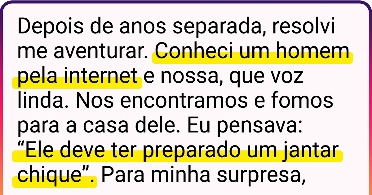 18 Relatos de encontros que foram memoráveis pelos motivos errados