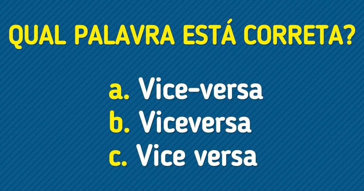 Confira o quanto você sabe de gramática e ortografia com este teste