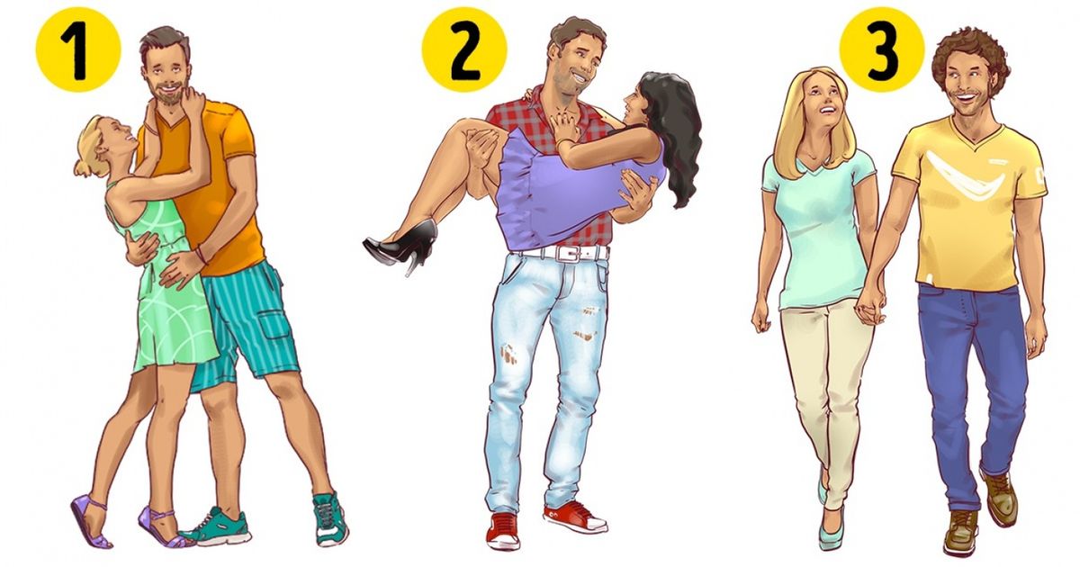 Escolha o casal feliz e diremos algo sobre seu relacionamento
