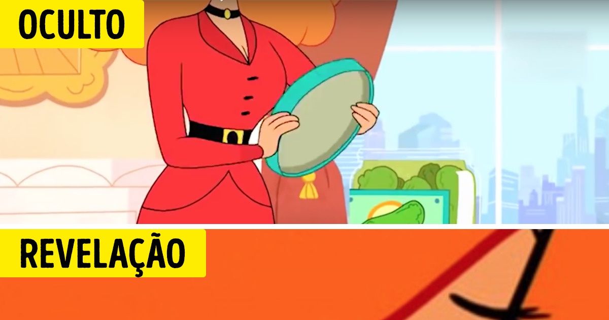 10+ Rostos de personagens de animações que estiveram ocultos por anos