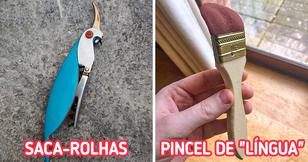 20 Designs de objetos tão inusitados que merecem um prêmio pela autenticidade