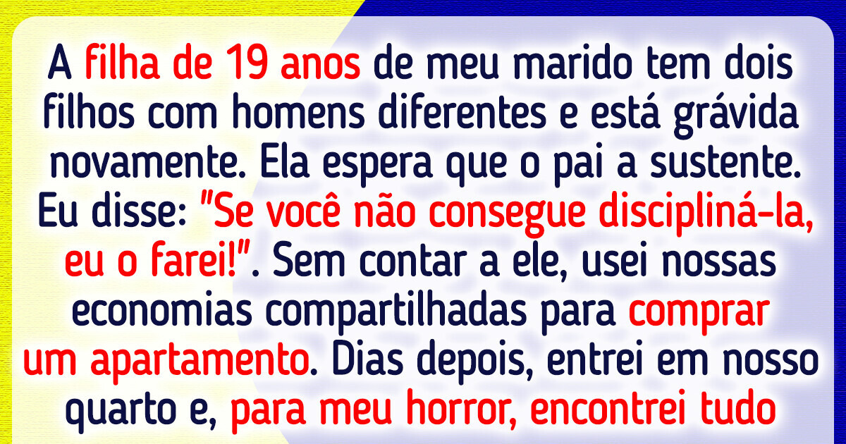 Não vou deixar minha enteada irresponsável se aproveitar do pai dela Não vou deixar minha enteada irresponsável se aproveitar do pai dela