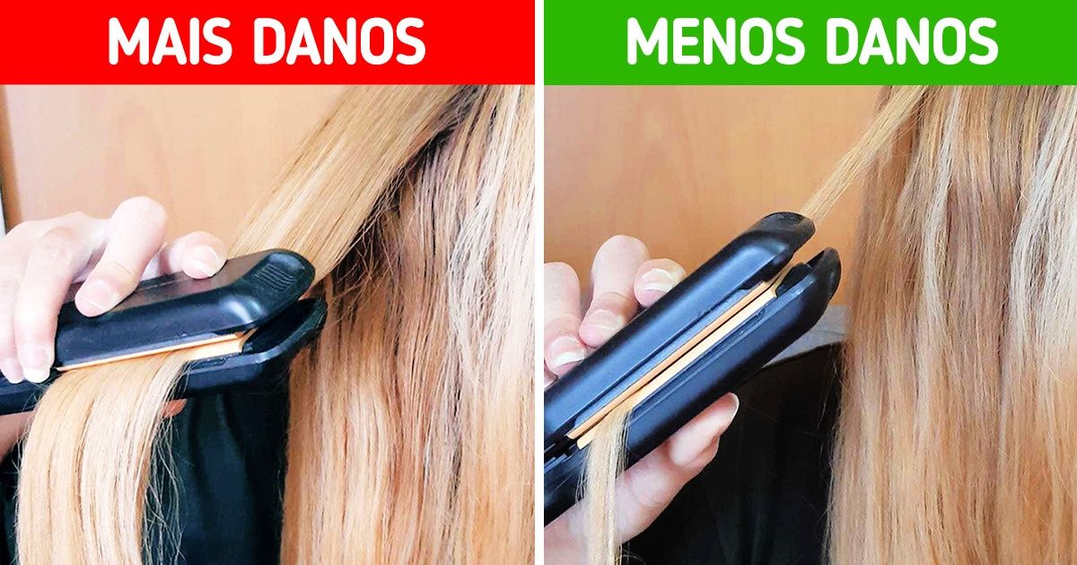 9 Erros que você deve parar de cometer com a prancha de cabelo para manter seus fios mais saudáveis